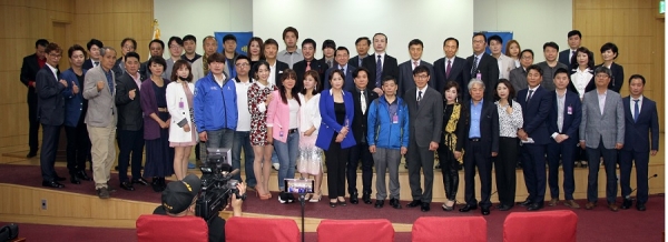 동북아 교육문화 포럼 행사 후 기념사진