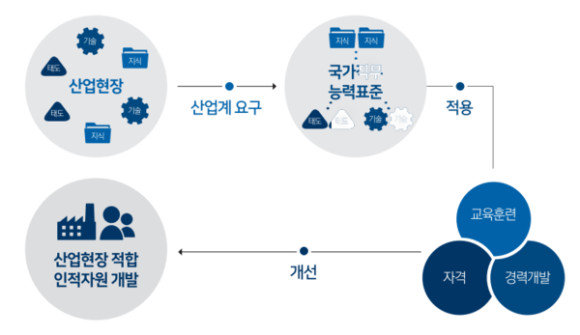 NCS 개념도(자료 제공=국가직무능력표준원<br>